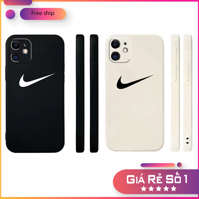 Ốp Lưng Iphone Cạnh Vuông Hình Nike. Ốp Lưng Iphone BVC 6/6plus/6s/6splus/7/7plus/8/8plus/x/xr/xs/11/12/pro/max/promax