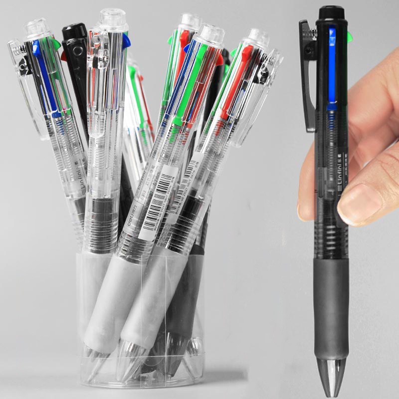 Bút Bi Nhiều Màu 4 Trong 1 Ngòi 0.7mm 4 Màu Tùy Chọn