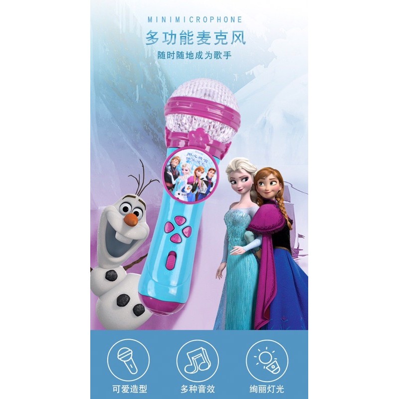 Mic hát karaoke Elsa cho bé đáng yêu