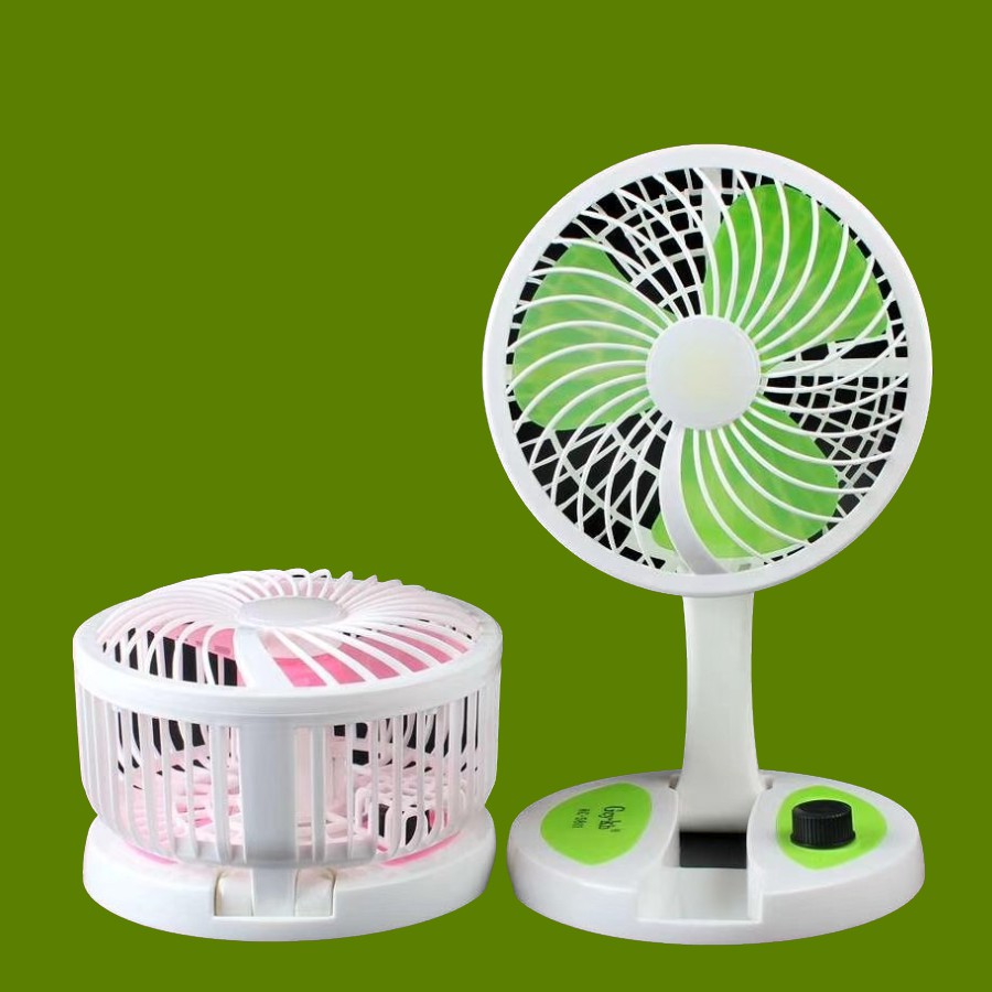 Quạt Tích Điện Gấp Gọn Có Đèn 5811