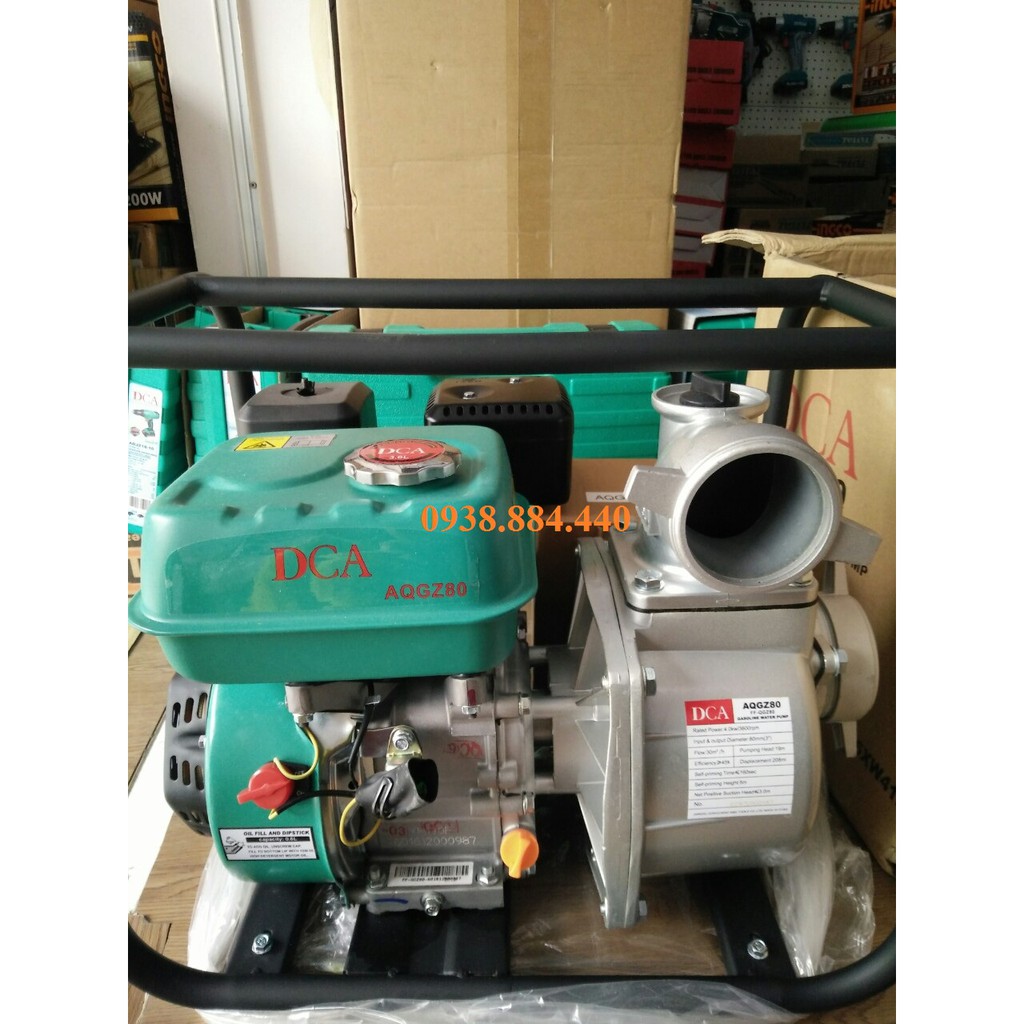 4000W MÁY BƠM NƯỚC DÙNG XĂNG DCA AQGZ80