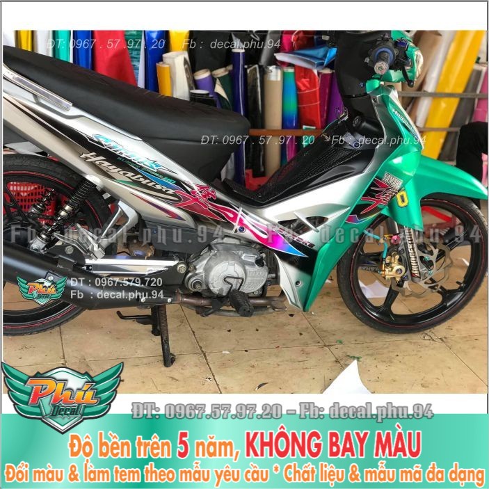 Tem rời Sirius Xanh bạc Candy Hayabusa (X) -1