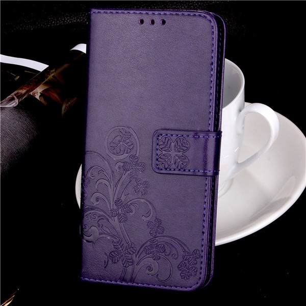 VIVO V5 V5s V7 Plus V9 V15 Pro Y83 Y85Casing Model Dompet Lipat Bahan Kulit PU dengan Slot Kartu/SY