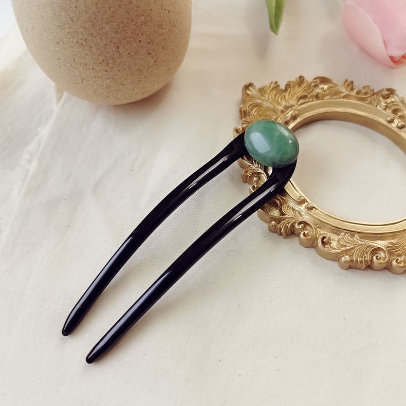 Kẹp Tóc Đính Bóng Tròn Thiết Kế Đơn Giản Thời Trang Cho Nữ