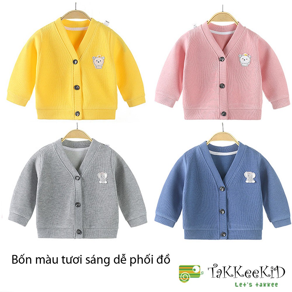 Áo Khoác Len, Áo Khoác Cardigan Len Cho Bé Phong Cách Hàn Quốc Hàng Loại 1 Chất Đẹp 4 Màu, Size 7 đến 20kg