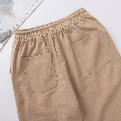 ( Ảnh Thật) Bộ Đũi Nam Quần Dài Áo Ngắn Tay 100% Chất Đũi Mềm Mát, Nhẹ Mặc Như Không Mặc