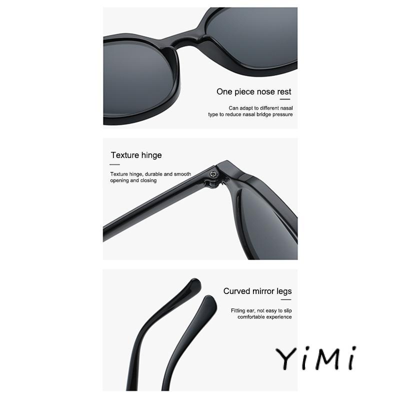 Kính Mát Gọng Tròn Chống Tia UV Phong Cách Retro Thời Trang Cho Nữ