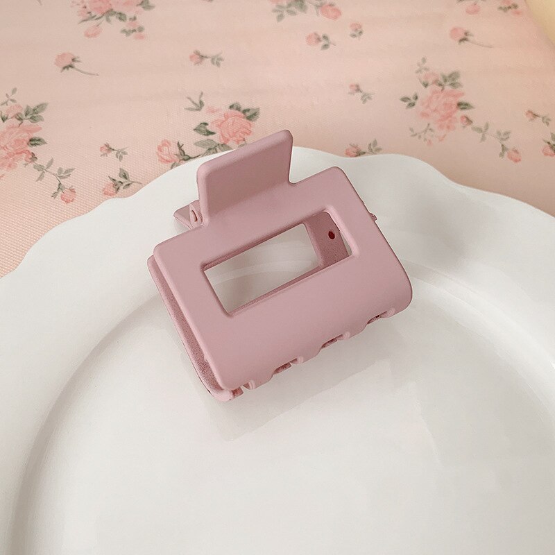 Kẹp Tóc Hình Vuông Đơn Giản Cho Nữ