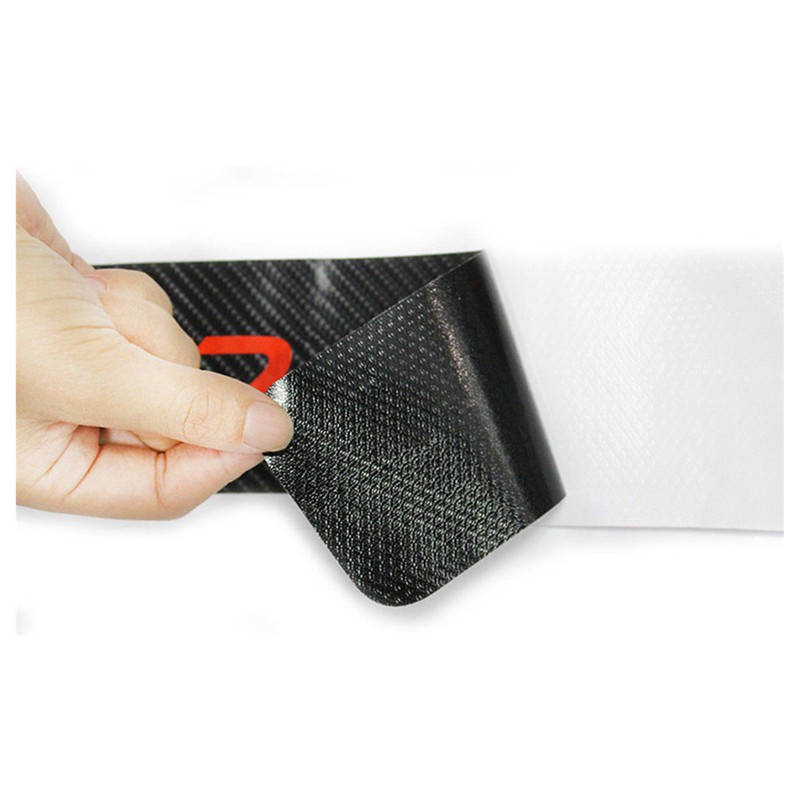 Set 4 Sticker Sợi Carbon 3D Dán Trang Trí Xe Hơi Chống Trầy Xước