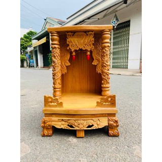 Bàn thờ thần tài ông địa gỗ Gõ Đỏ