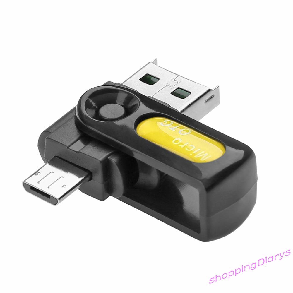 Đầu Đọc Thẻ Nhớ Usb Otg Tf Sd 2 Trong 1