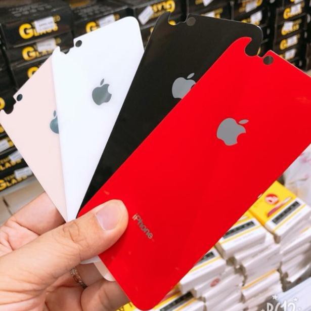 Kính cường lực giả iphone 8 5D mặt sau ip 6 6plus 7 7plus 8 8plus X