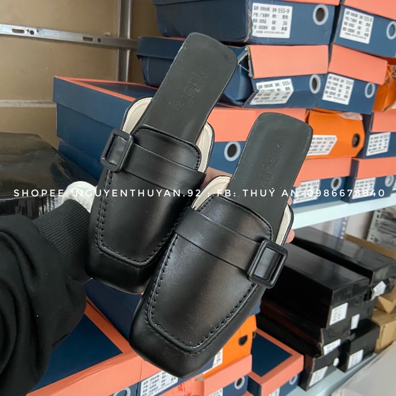 Sục nữ da mềm mũi vuông ⚡️ANDUSTORE⚡️