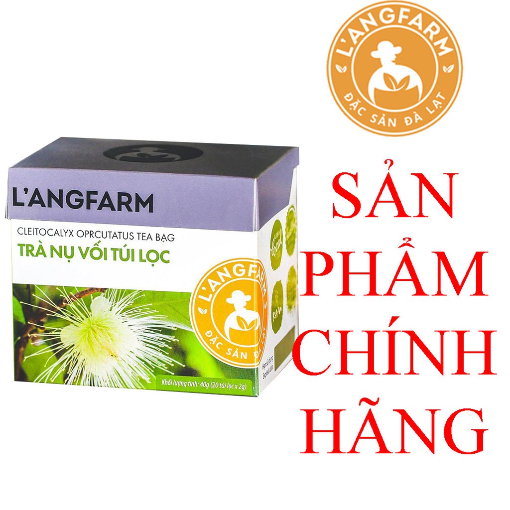 L'ANGFARM | Trà nụ vối túi lọc hộp 20 tép làm thức uống giải khát hàng ngày , An toàn vệ sinh, không chất bảo quản.