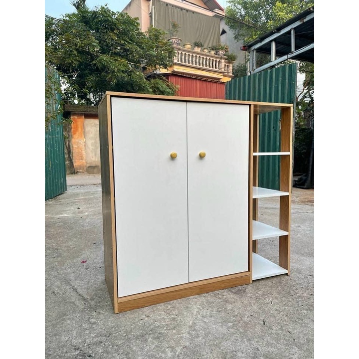 🚛MIỄN PHÍ SHIP🆓Tủ Giày Thông Minh Cánh Trắng 4 Ngăn - Kệ Để Giày Dép, Lắp Ghép Tiện Dụng Cánh Cửa Trắng Cực Đẹp