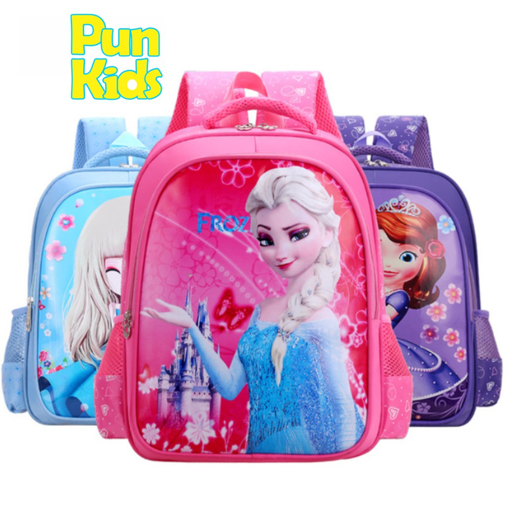[Size 38Cm] Balo Đi Học In Hình 3D Thời Trang Bé 2021 Từ 6-12 Tuổi