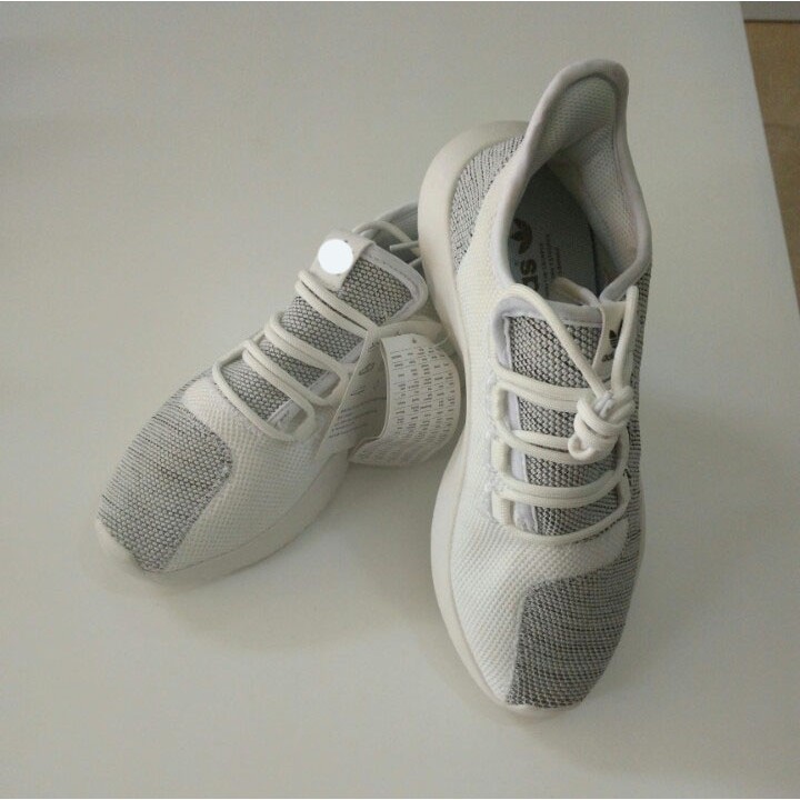 Giày Tubular shadow trắng ghi