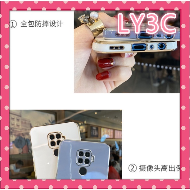 Ốp Điện Thoại Silicone Mềm Mạ Điện LY3C Cho Redmi Note 9 / Note 9 pro / Note 8 pro / Note 7 / Note 9s / Note 9 pro / Note 10 / Note 10 pro