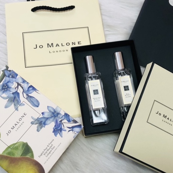 GIFT SET QUÀ TẶNG NƯỚC HOA JOMALONE 2 x 30ML English Pear và Wild Bluebell