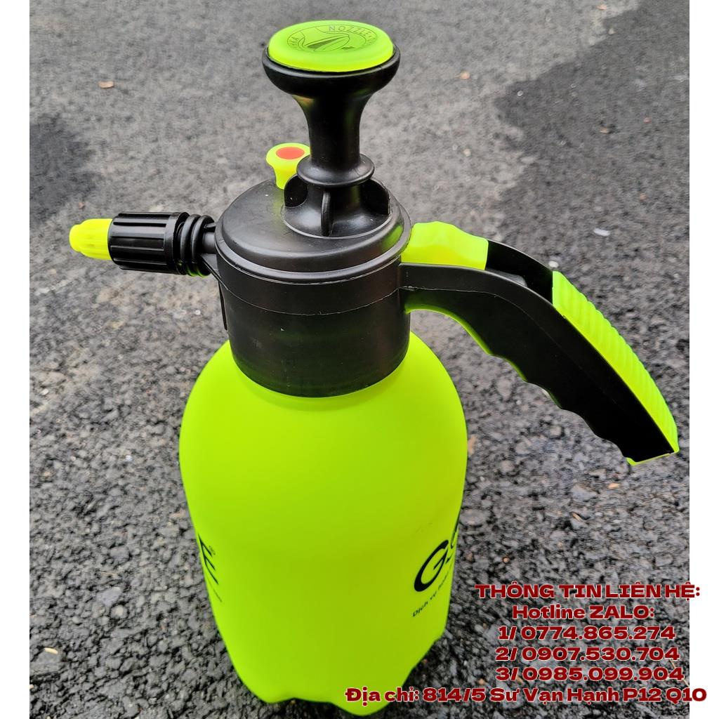 Bình Xịt Tưới Cây 2 L Lít MST GOSE GM2 chất liệu HDPE - Chuyên Phun Sương Thuốc Trừ Sâu, Khử Trùng, Tưới Vườn, Chuẩn EU