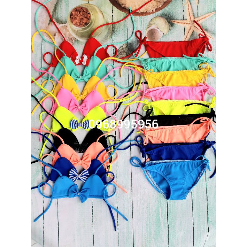 Bikini 2 mảnh cho bé (10 màu)