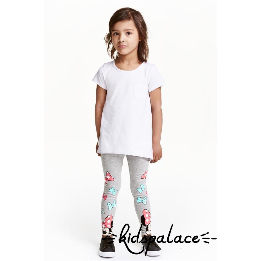 Quần legging in hình chuột Mickey đáng yêu cho bé từ 2-7 tuổi