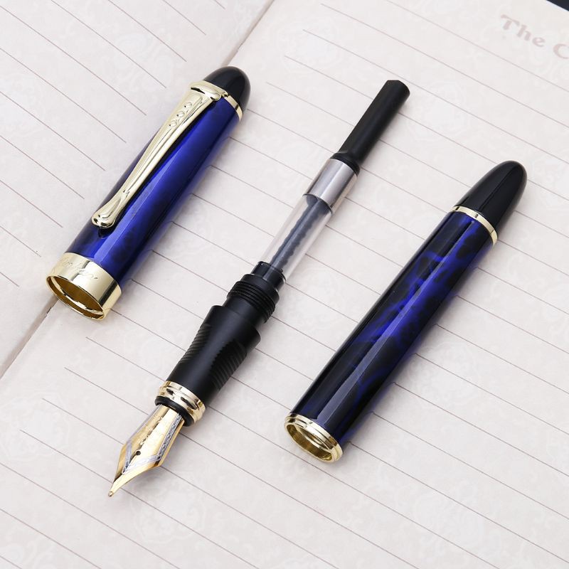 ONE  Jinhao X450 Luxury Men's Fountain Pen Business Student 0.5mm Extra Fine Nib Calligraphy Office Supply Writing Tool