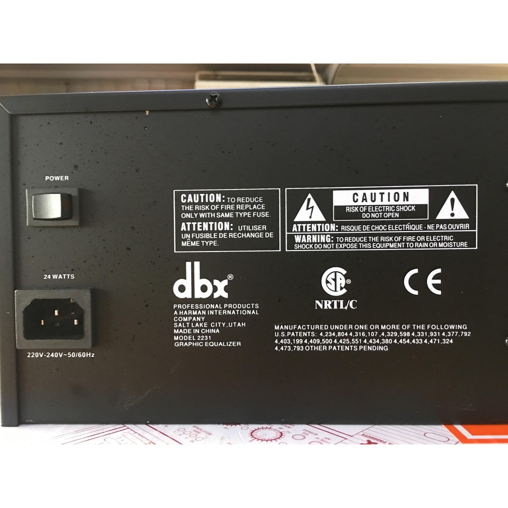 lọc tiếng equalizer dbx - 2231