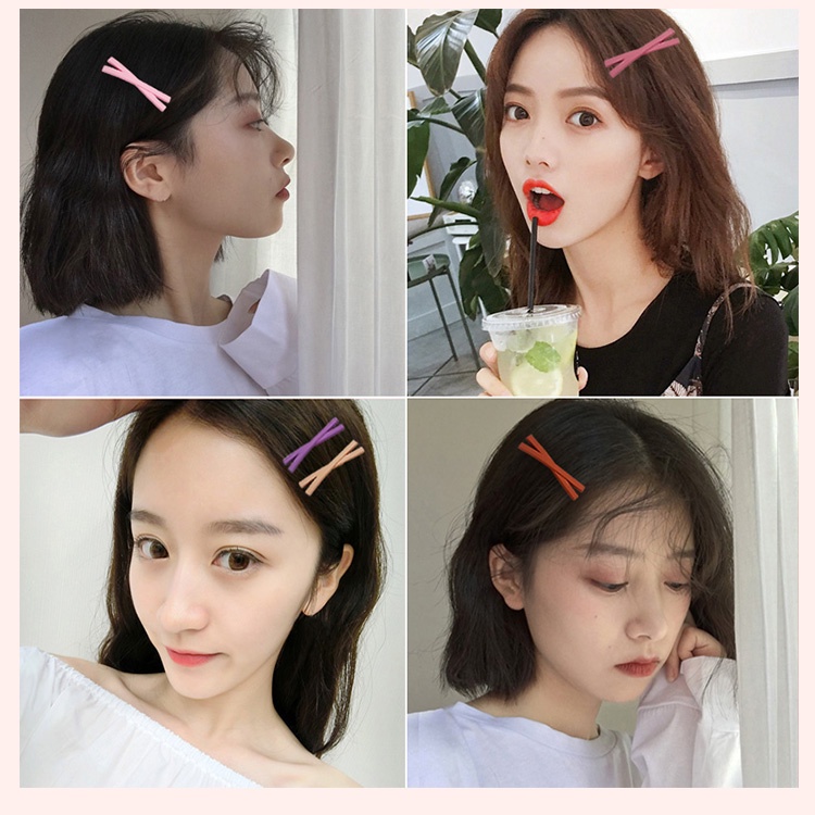 Kẹp Tóc Nhiều Màu Sắc Phong Cách Hàn Quốc Cho Nữ 1 Cái