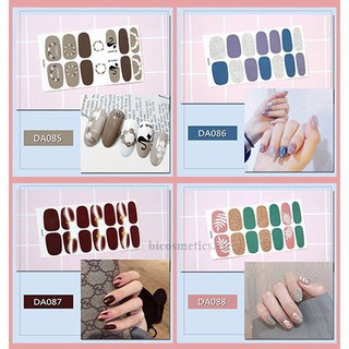 Bộ nhãn dán móng tay trang trí 3D DA081-DA100