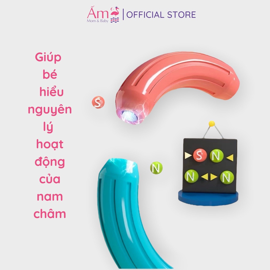 Bộ Xếp Hình Nam Châm Ấm Baby Đồ Chơi Thông Minh Cho Bé Ấm Gift Decor