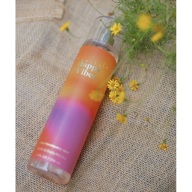Body mist Bath And Body Works Happy Vibes 15ml/ 35ml xịt thơm toàn thân