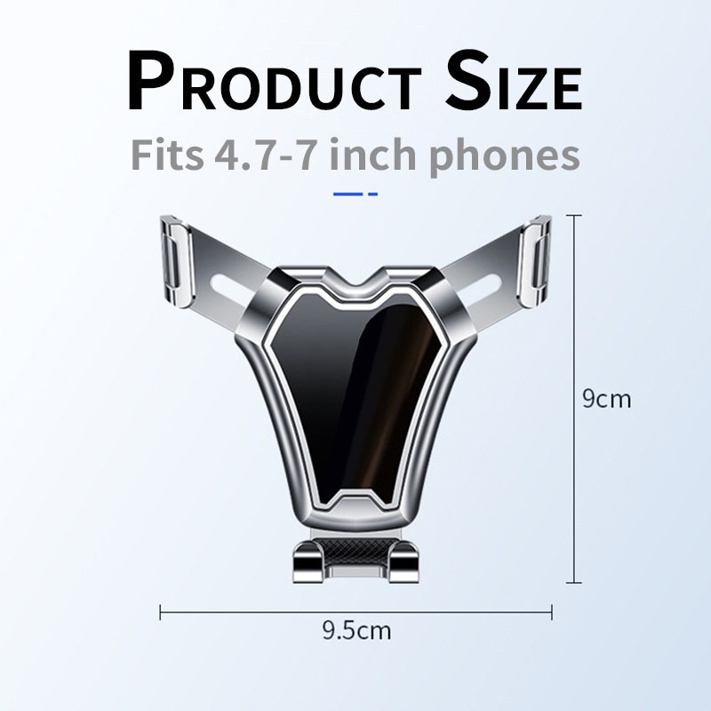 Giá Đỡ Điện Thoại 4.7-7 inch Xoay 360 Độ Gắn Lỗ Thông Gió Xe Hơi Toyota° Giá Đỡ Điện Thoại Avanza Rush Kijiang Innova Calya Razie Yaris Wish Corolla Cross