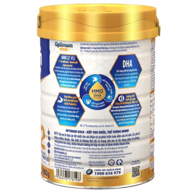 Sữa Bột Optimum Gold 3 lon 1.5kg