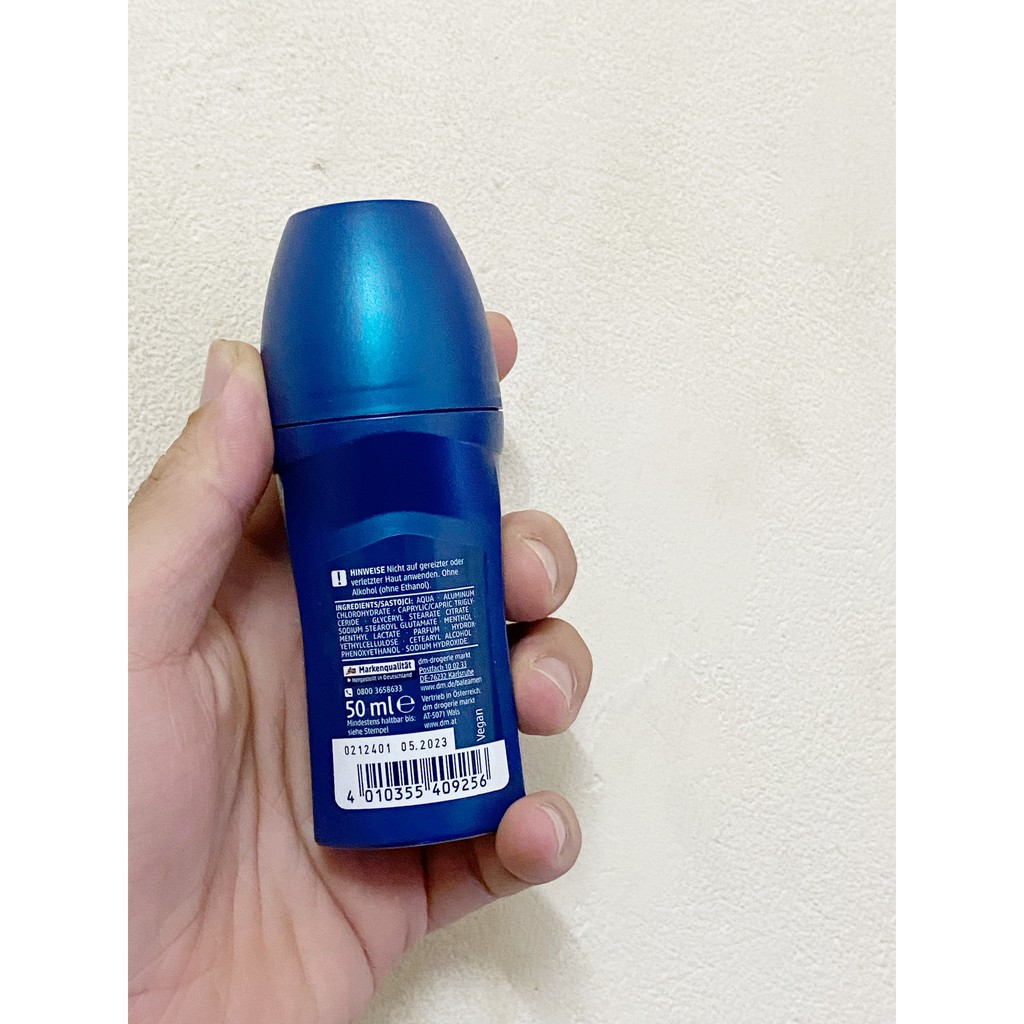 Lăn nách  khử mùi cơ thể cho nam Balea Men, 50ml, hàng nội địa Đức