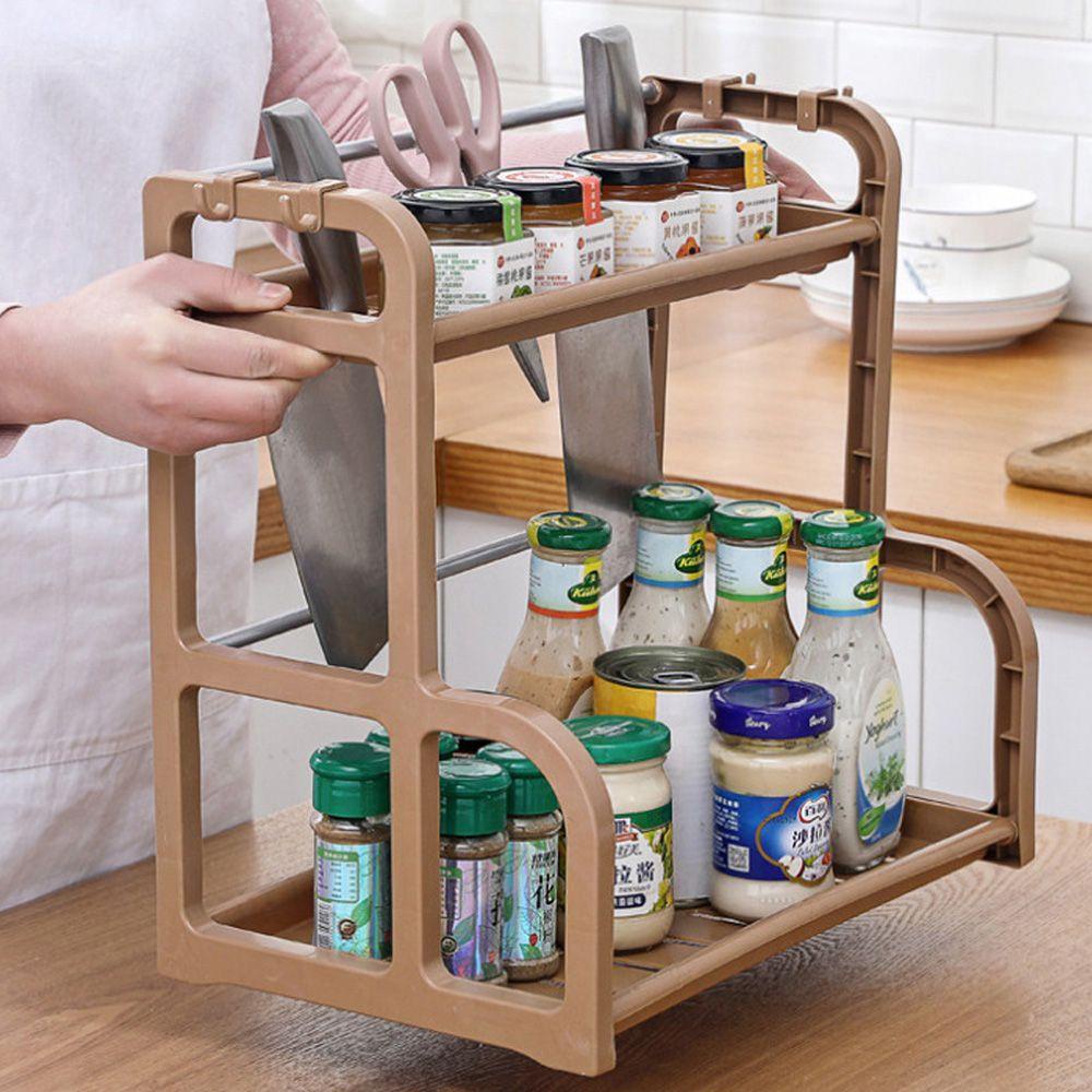 Giá Đựng Lọ Gia Vị Đa Năng Tiết Kiệm Không Gian Cho Nhà Bếp