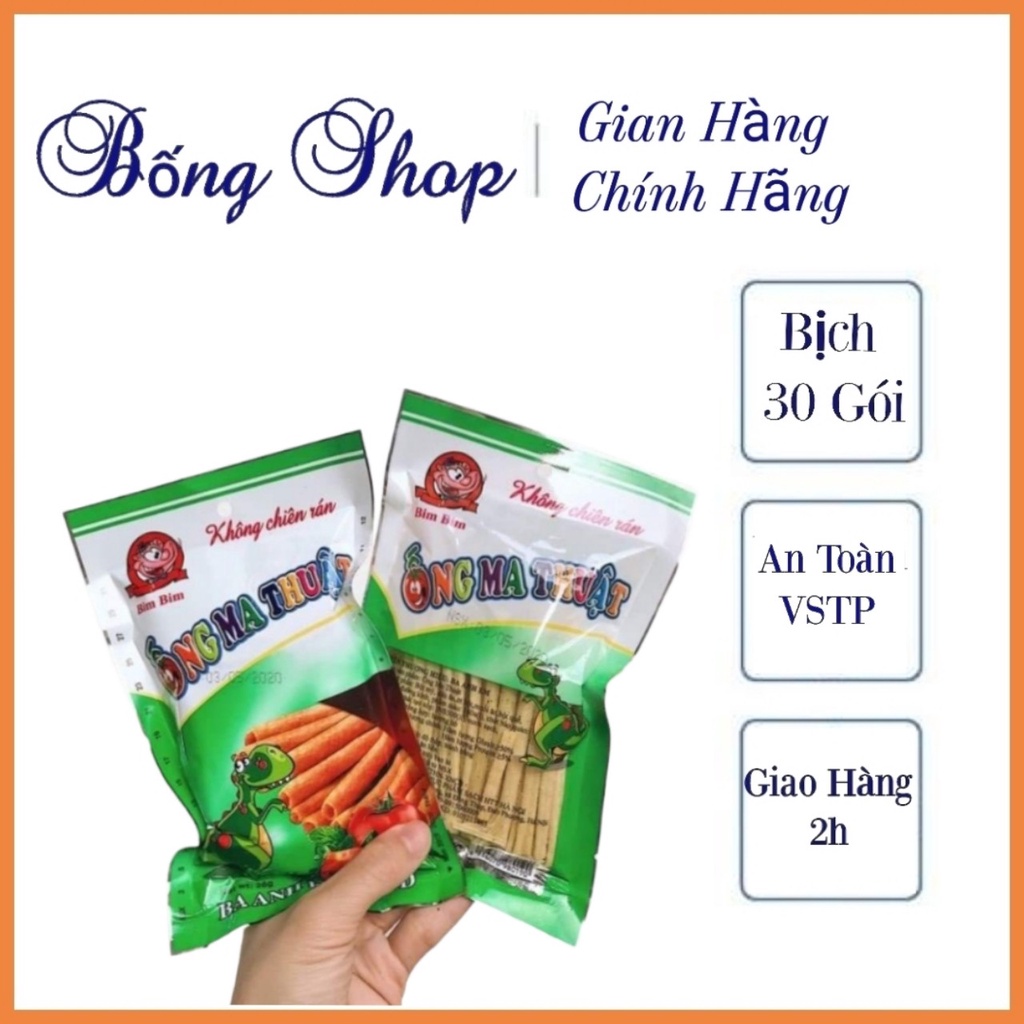 [ sỉ ] 30 Gói Snack Ống Ma Thuật Ba Anh Em Food