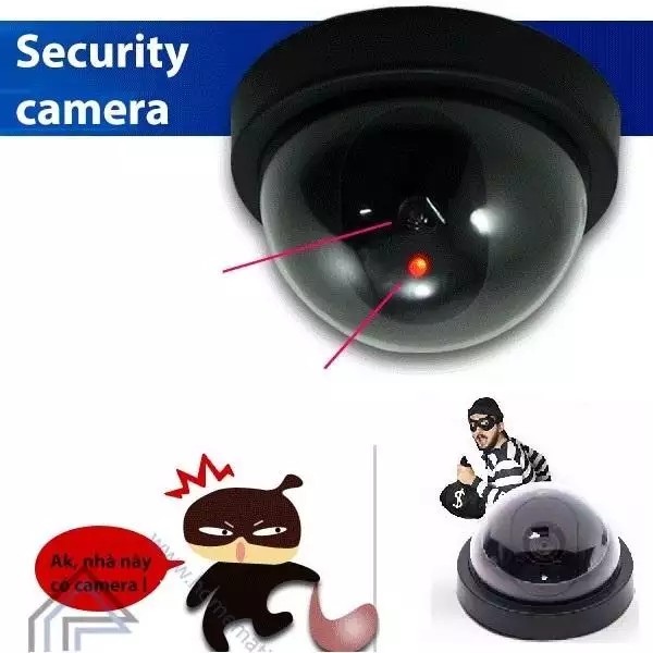 Mô hình Camera chống trộm có LED cảnh báo như thật  dàh cho các bạn sinh viên nhà trọ.tuy k hiệu quả cao nhưg củng đủ sợ