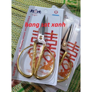 Kéo mạ Vàng 24k Kéo cắt đa năng rồng Phụng