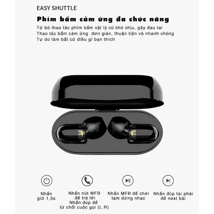 Tai nghe bluetooth SANAG BTW-116 đẳng cấp