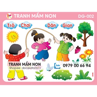 Decal mầm non-GÓC DÂN GIAN khổ lớn 127x80