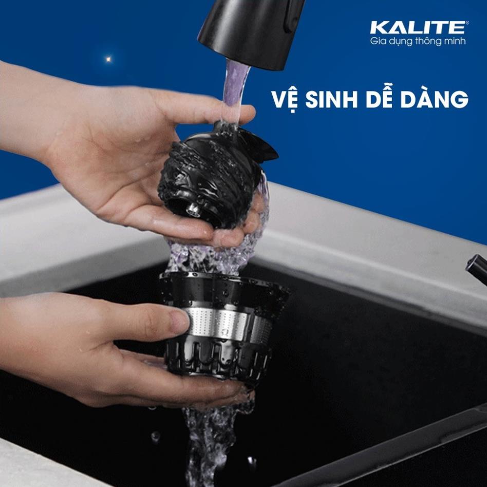 Máy Ép Chậm Kalite KL-531 Tiêu Chuẩn Châu Âu Ép Trái Cây Kiệt Bã 200Ml, Công Suất 200W - Hàng Chính Hãng