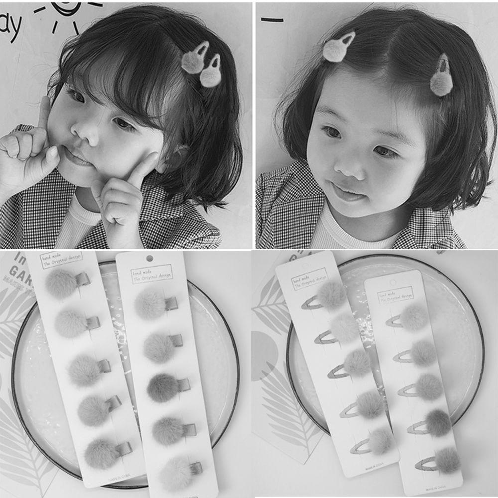 Kẹp Tóc Trang Trí Quả Bông Nhỏ Xinh Xắn Cho Bé Gái
