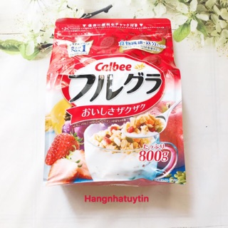 Ngũ cốc calbee ăn liền 800g nội địa Nhật Bản