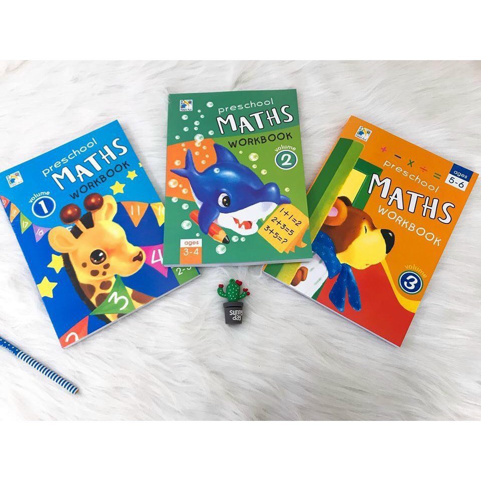 Đồ chơi 3q- Preschool Maths Workbook123