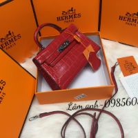 Túi xách hm kelly da rắn size đáy 20
