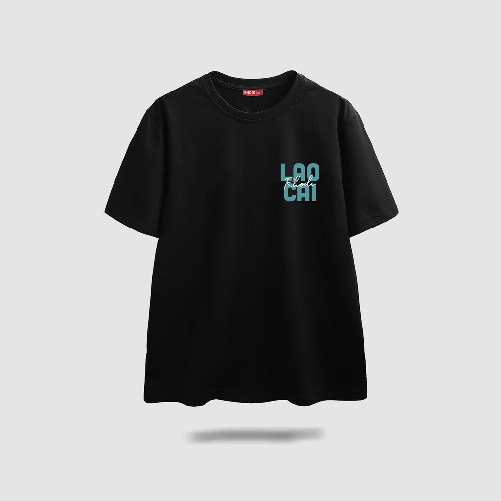 Áo thun local brand RHODI phông cổ tròn tay lỡ unisex nam nữ thế hệ genz Lào Cai