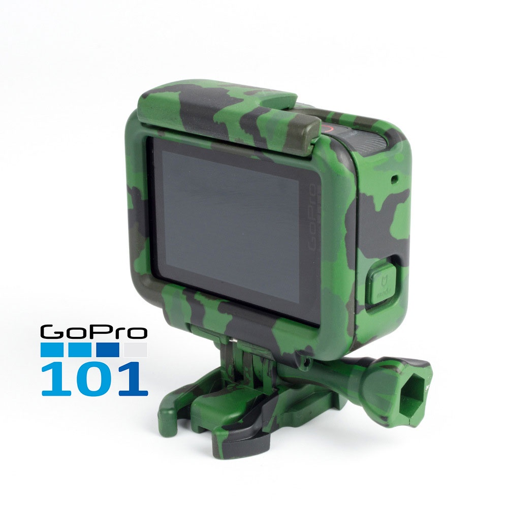 Khung nhựa Rằn Ri bảo vệ cho Gopro 5,6,7 Camoflage Case GoPro 5, 6, 7 - GoPro101