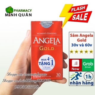Sâm Angela Gold ⚡CHÍNH HÃNG ⚡ có tem tích điểm - Hộp 60 viên và 30 viên - Hỗ trợ bổ sung nội tiết tố
