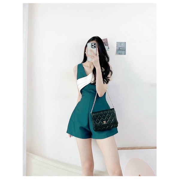 JUMPSUIT SHORT CHÉO NGỰC
